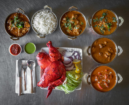 A Selection of Indian Foods